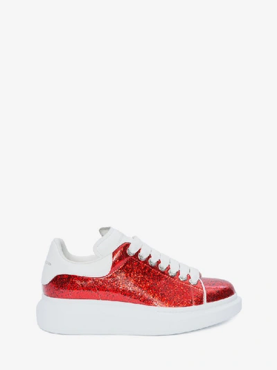Shop Alexander Mcqueen Oversized Sneaker In Blazer Red