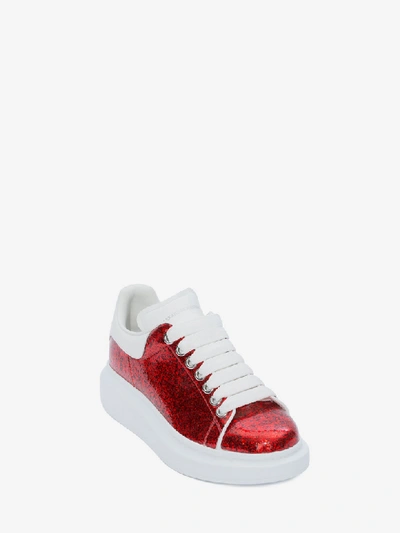 Shop Alexander Mcqueen Oversized Sneaker In Blazer Red