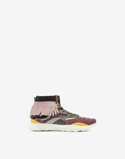 Shop Valentino Heroes Tribe Sneakers In Light Purple