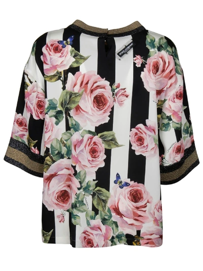 Shop Dolce & Gabbana Floral Print Blouse
