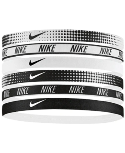 Shop Nike 6-pk. Printed Headbands In White