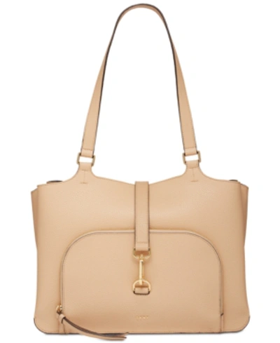 Shop Dkny Paris Tote, Created For Macy's In Eggnog