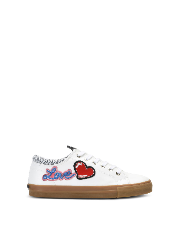 Love Moschino Sneakers In White | ModeSens
