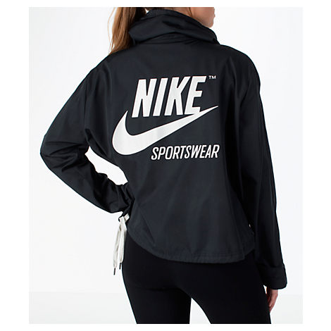 women's nike sportswear archive cropped track jacket