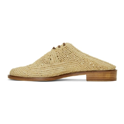 Shop Robert Clergerie Beige Jaly Slip-on Derbys