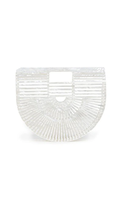 Shop Cult Gaia Gaia's Ark Small Clutch In Mother Of Pearl