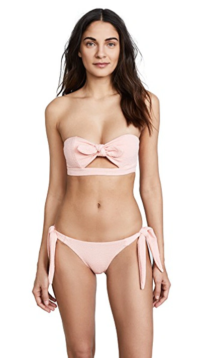 Shop Kopper & Zink Riri Bikini Top In Blossom