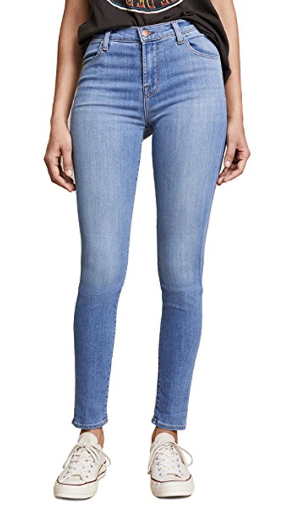 Shop J Brand Maria High Rise Skinny Jeans In Influential