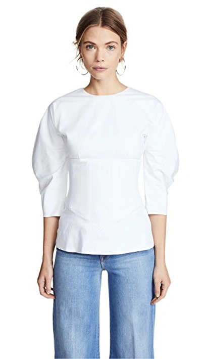 Shop Paper London Sade Top In White