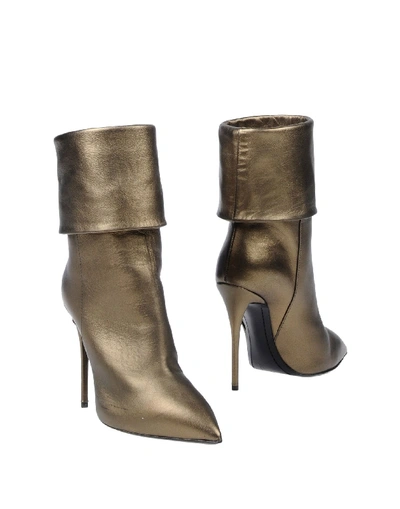 Shop Giuseppe Zanotti Ankle Boots In Bronze