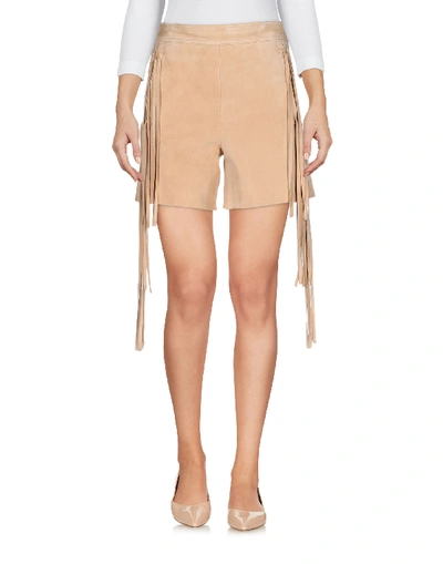 Shop Chloé Leather Pant In Sand