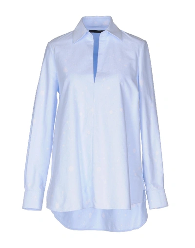 Shop Alexander Wang Blouses In Sky Blue