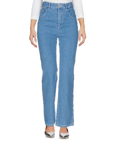 Shop Chloé Denim Pants In Blue