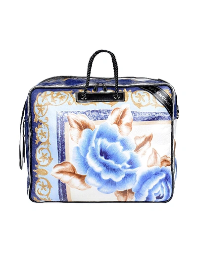Shop Balenciaga Travel & Duffel Bag In Blue