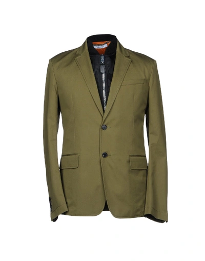 Shop Givenchy Blazer In Military Green