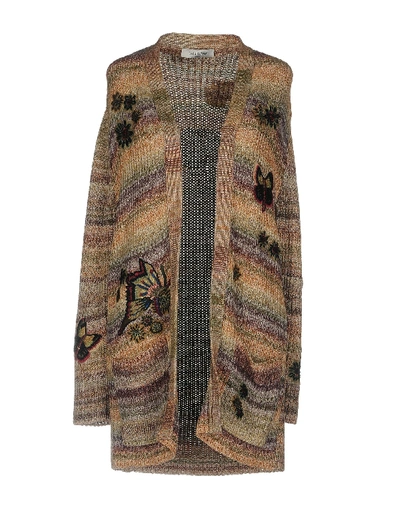 Shop Valentino Cardigans In Sand