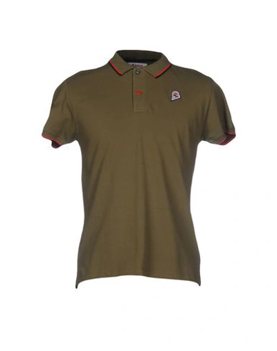 Shop Invicta Polo Shirts In Military Green