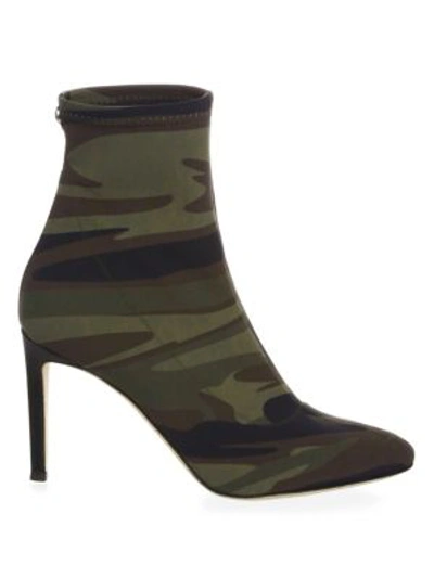 Shop Giuseppe Zanotti Camouflage-print Stiletto Booties