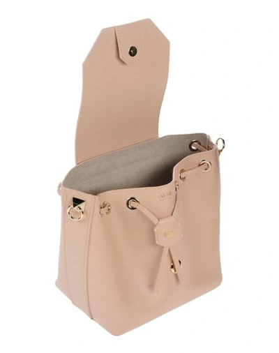 Shop Salar Cross-body Bags In Pale Pink