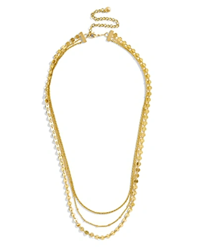 Shop Baublebar Ariana Layered Necklace, 18 In Gold