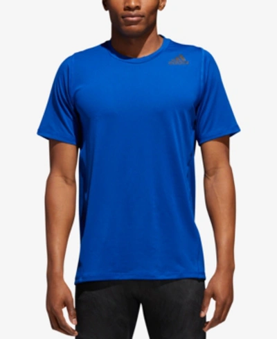 Shop Adidas Originals Adidas Men's Alphaskin Fitted Climalite T-shirt In Royal