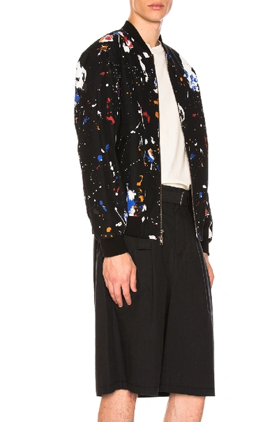 Shop 3.1 Phillip Lim / フィリップ リム 3.1 Phillip Lim Painted Bomber Jacket In Black