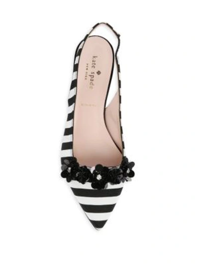 Shop Kate Spade Olima Slingback Pumps In Black