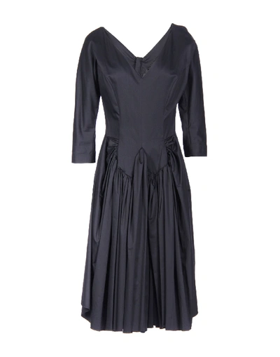 Shop Yang Li Knee-length Dress In Black