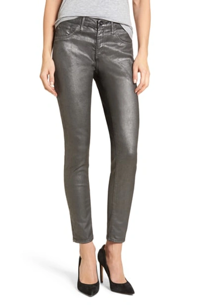 Shop Ag The Legging Ankle Jeans In Metalized Rich Mercury