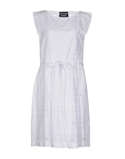 Shop Boutique Moschino Short Dress In White
