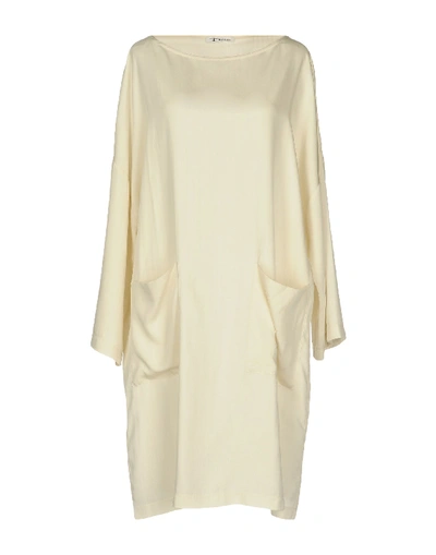 Shop Barena Venezia Short Dresses In Ivory
