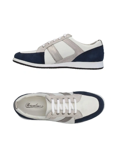 Shop Borsalino Sneakers In Light Grey