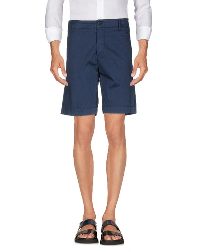 Shop Albam Shorts & Bermuda In Dark Blue