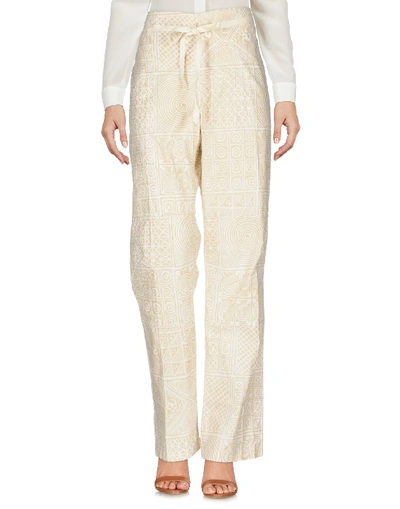 Shop Dosa Casual Pants In Beige