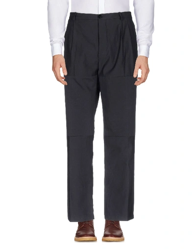 Shop Helbers Casual Pants In Dark Blue