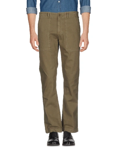 Shop Alex Mill Casual Pants In Military Green