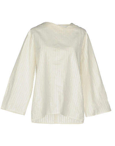 Shop Charlie May Shirts In Ivory