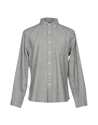 Shop Alex Mill Patterned Shirt In Grey