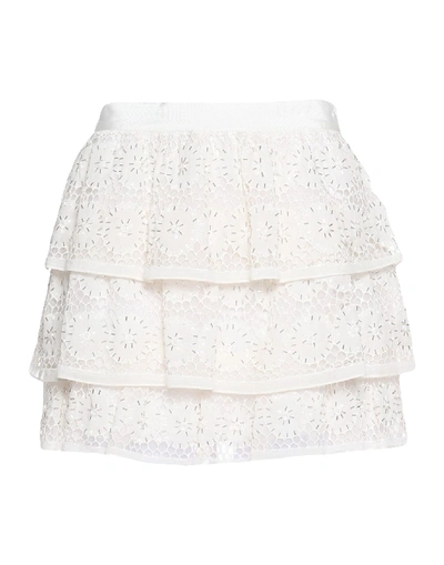 Shop Alice And Olivia Mini Skirt In Ivory
