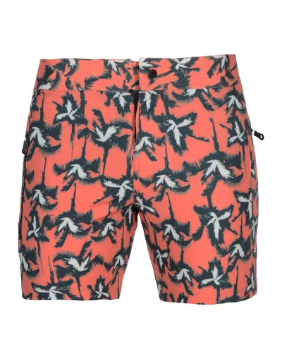 Shop Everest Isles Swim Shorts In Red