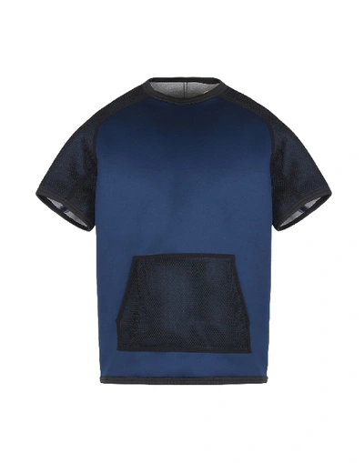 Shop Adidas By Kolor Sweatshirt In Dark Blue