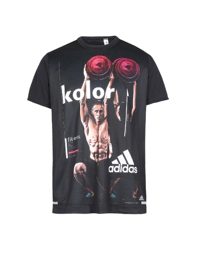 Shop Adidas By Kolor T-shirt In Black