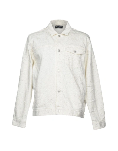 Shop John Elliott Denim Jacket In White