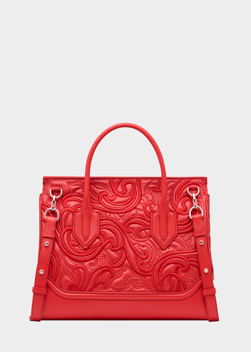 versace embroidered palazzo empire bag