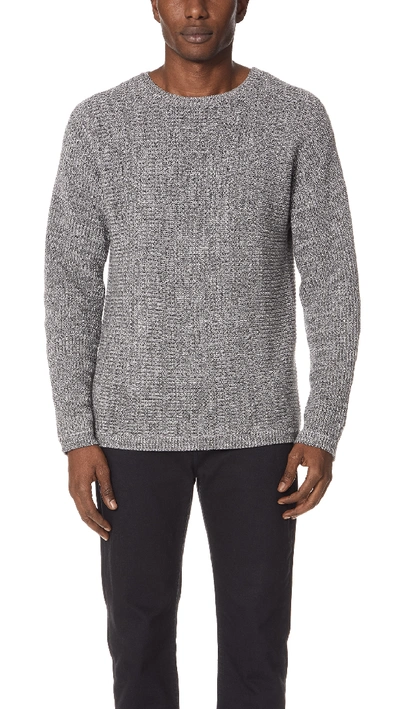 Saturdays Surf Nyc Grey Chunky-knit Cotton Blend Jumper | ModeSens