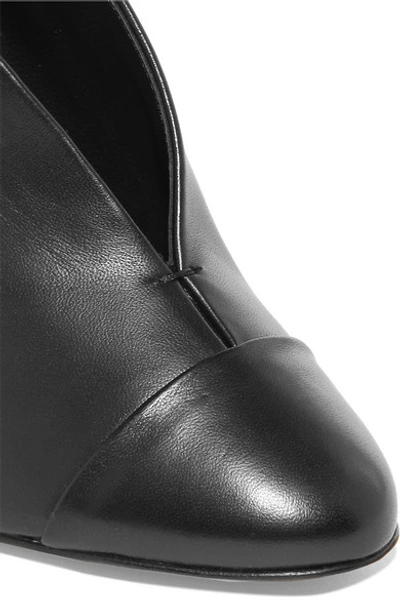 Shop Victoria Beckham Leather Pumps In Black