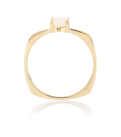 Shop Aliita Aro 9kt Gold Ring With Opal In No
