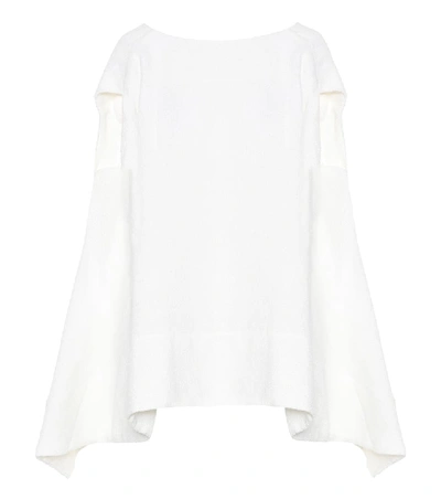 Shop Maticevski Self Consistent Cotton-blend Top In White