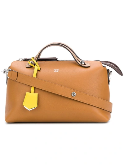 Shop Fendi By The Way Boston Bag In Brown