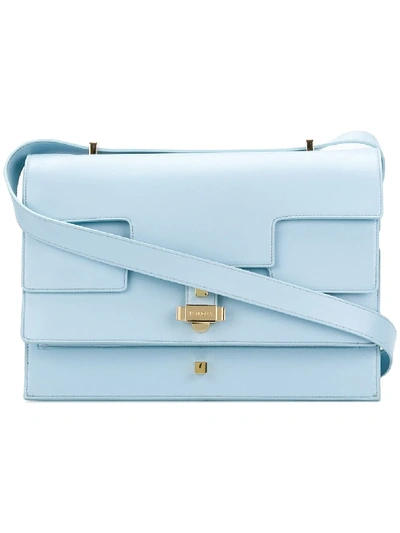 Shop Giancarlo Petriglia Evar Shoulder Bag In Blue